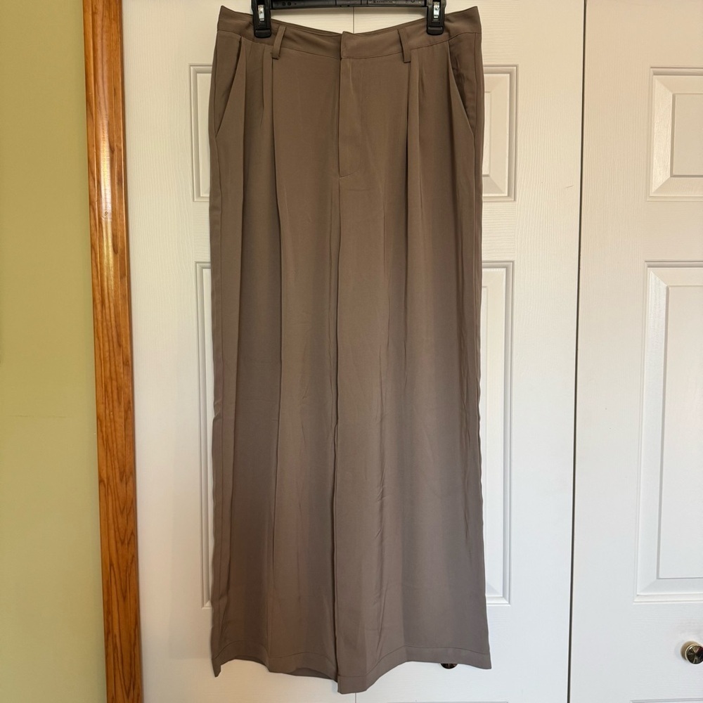 Tranjari‎ wide leg palazzo dress pants